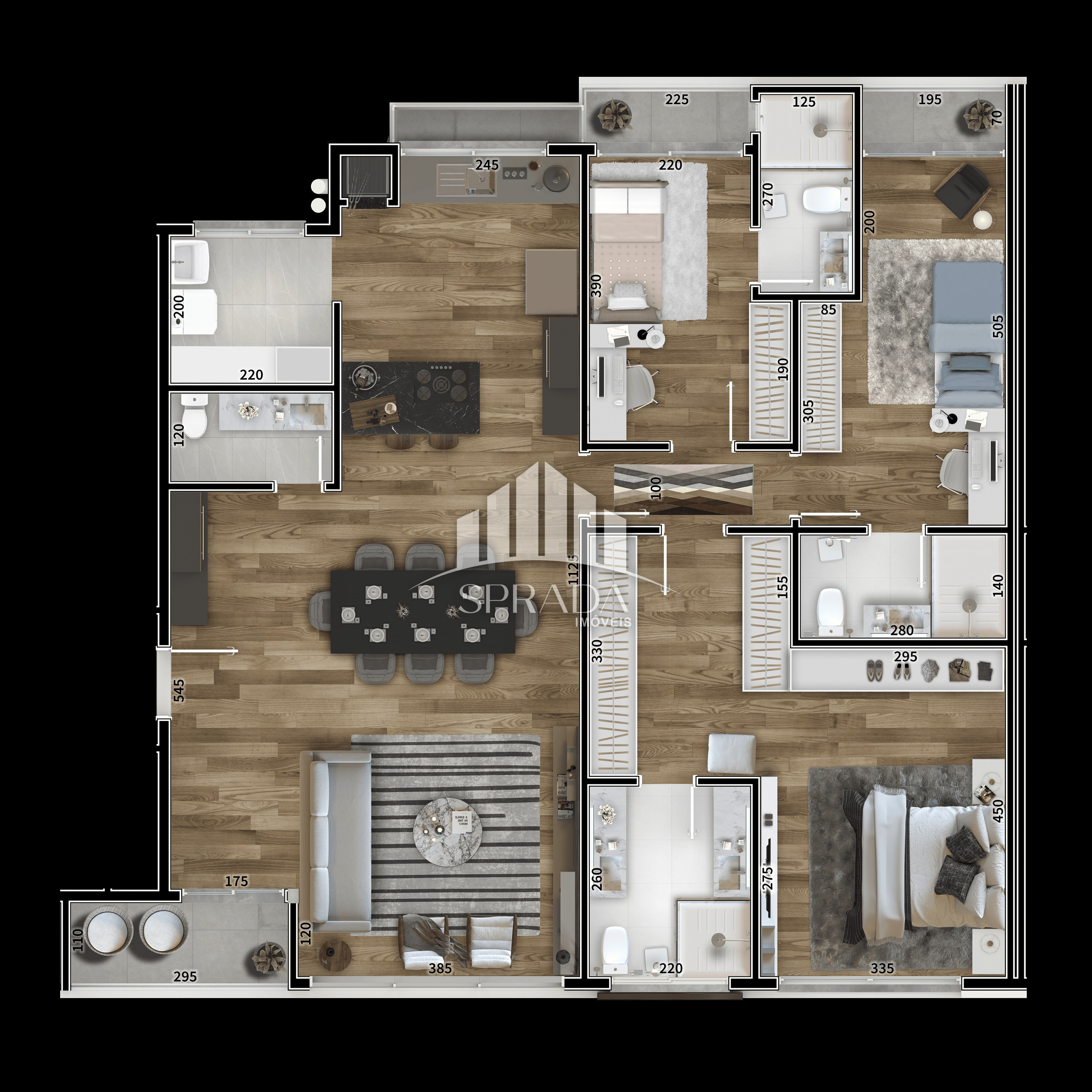 Apartamento à venda com 3 quartos, 142m² - Foto 21