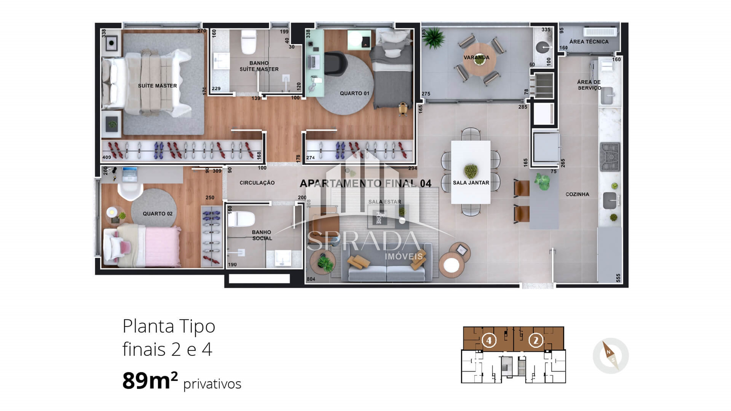 Apartamento à venda com 3 quartos, 130m² - Foto 15