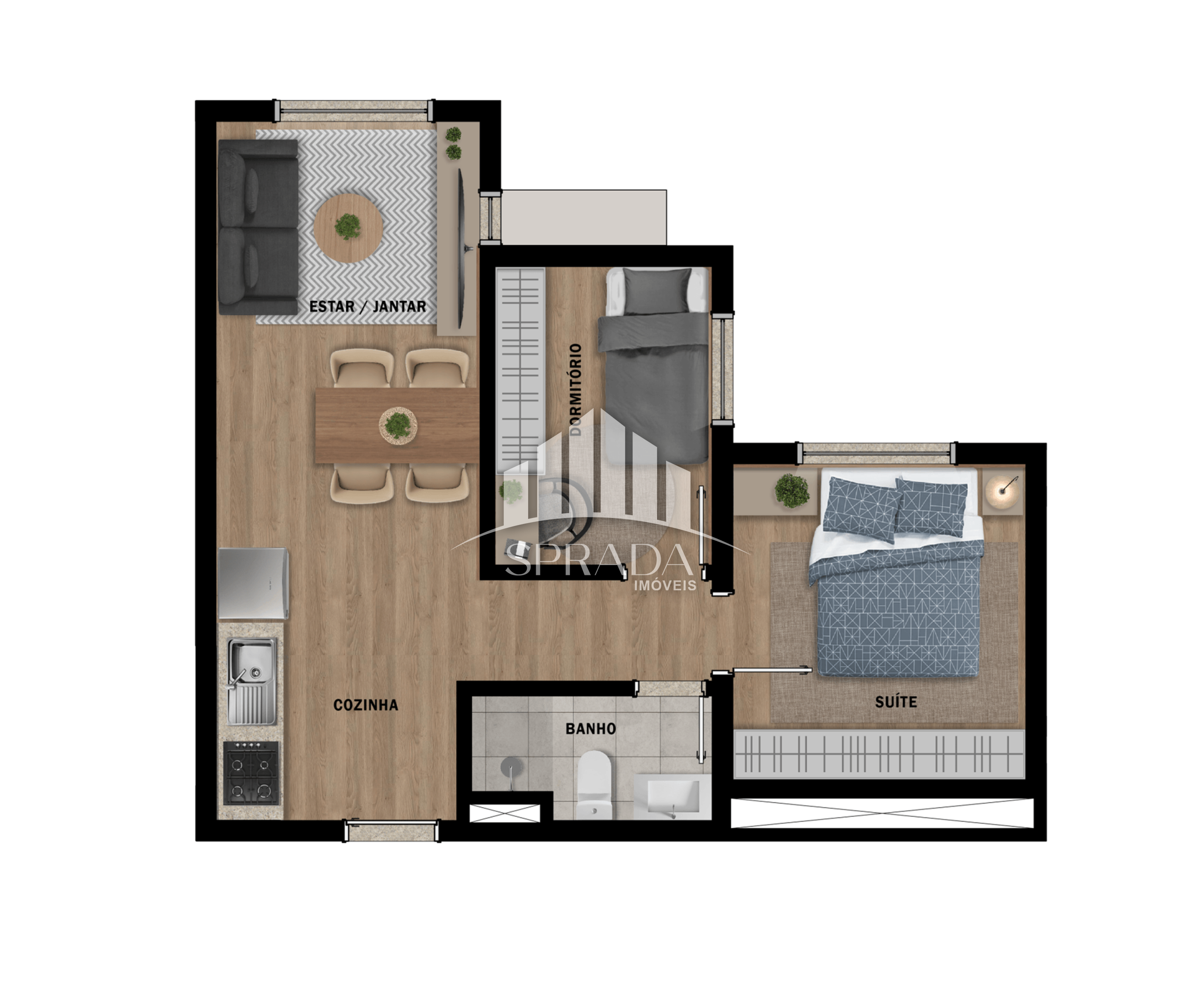 Apartamento à venda com 2 quartos, 39m² - Foto 16