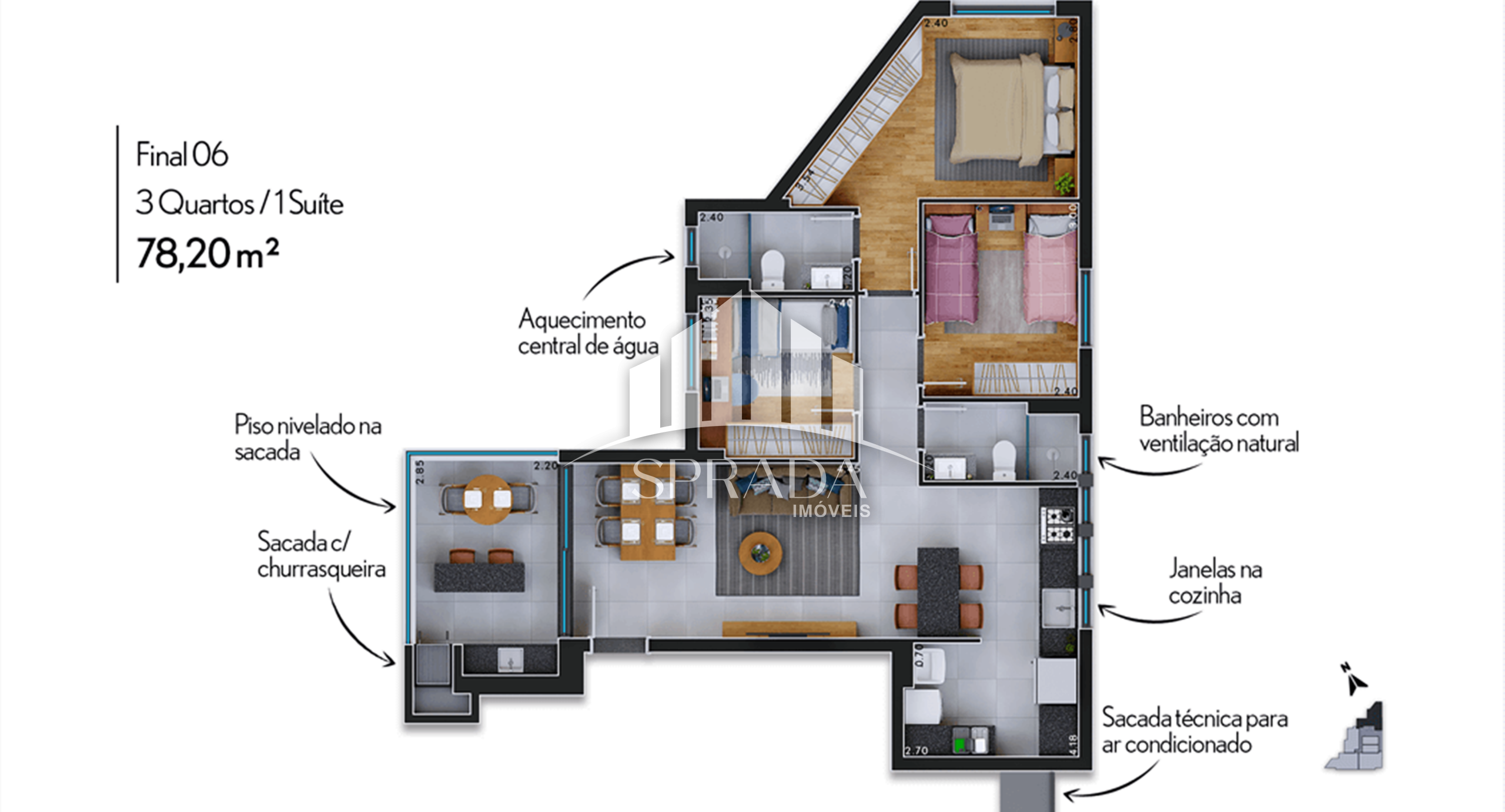 Apartamento à venda com 2 quartos, 66m² - Foto 31