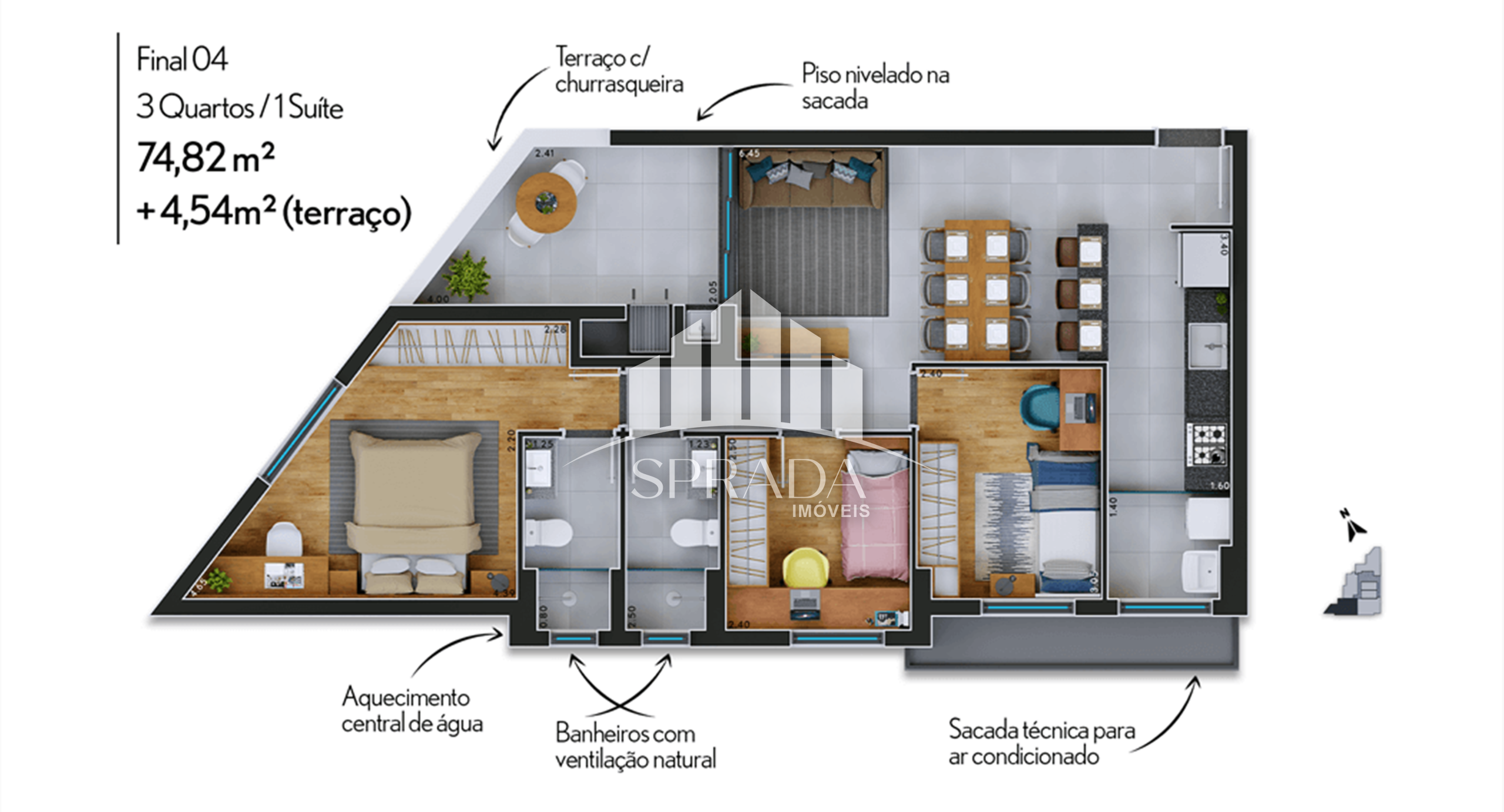 Apartamento à venda com 2 quartos, 66m² - Foto 28