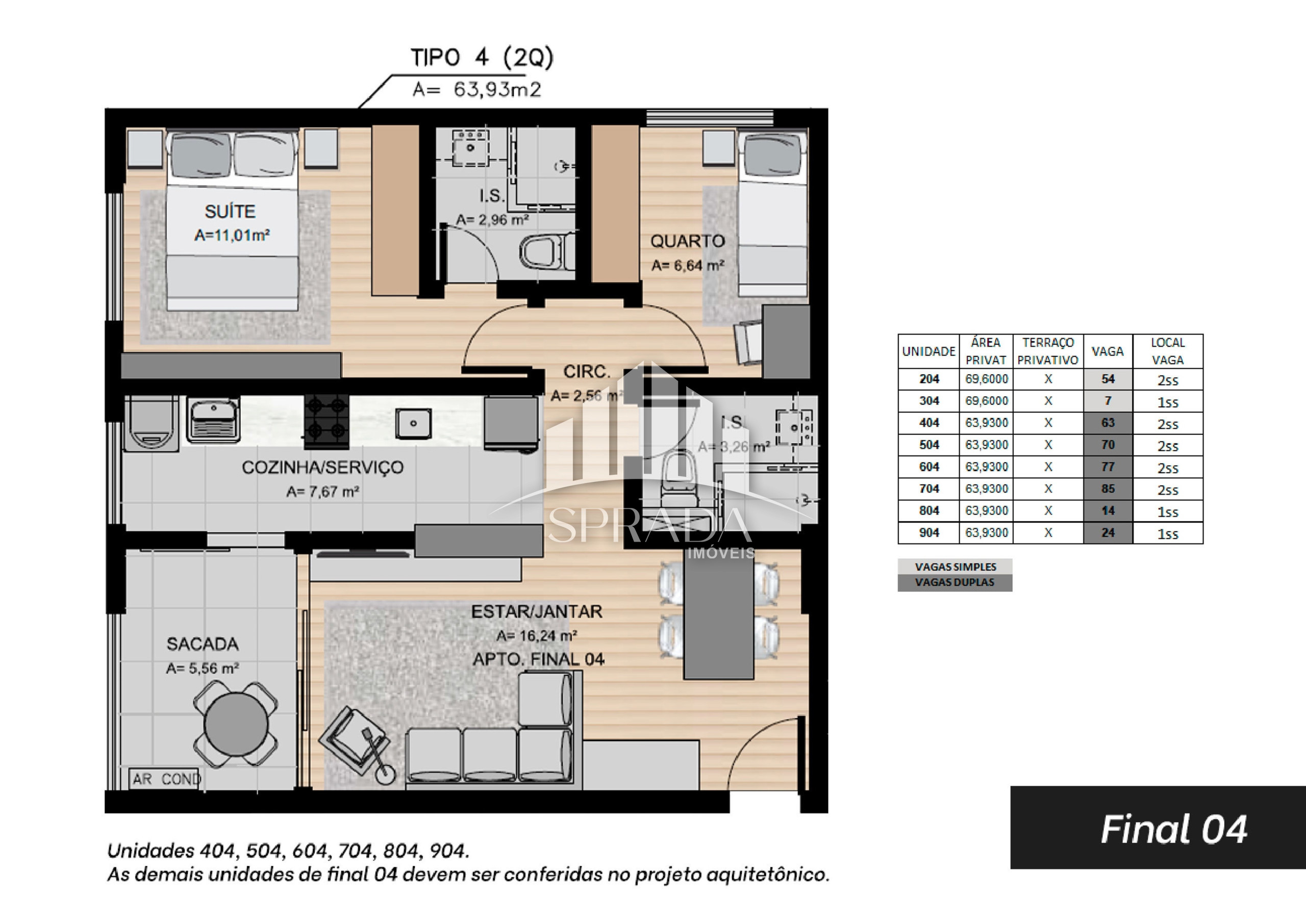 Apartamento à venda com 2 quartos, 66m² - Foto 21