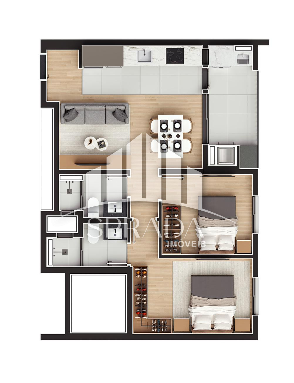 Apartamento à venda com 2 quartos, 71m² - Foto 22