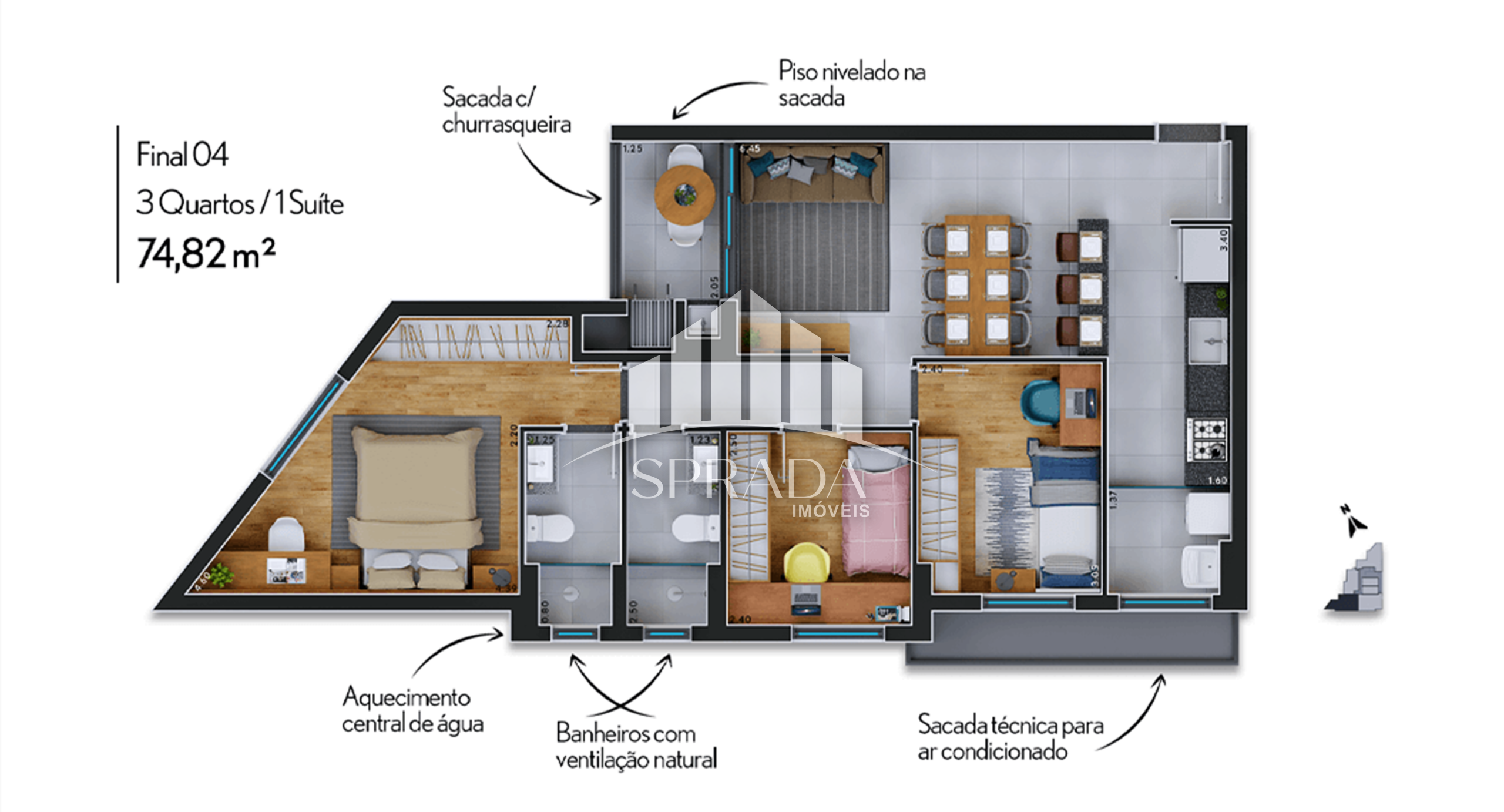 Apartamento à venda com 2 quartos, 66m² - Foto 27