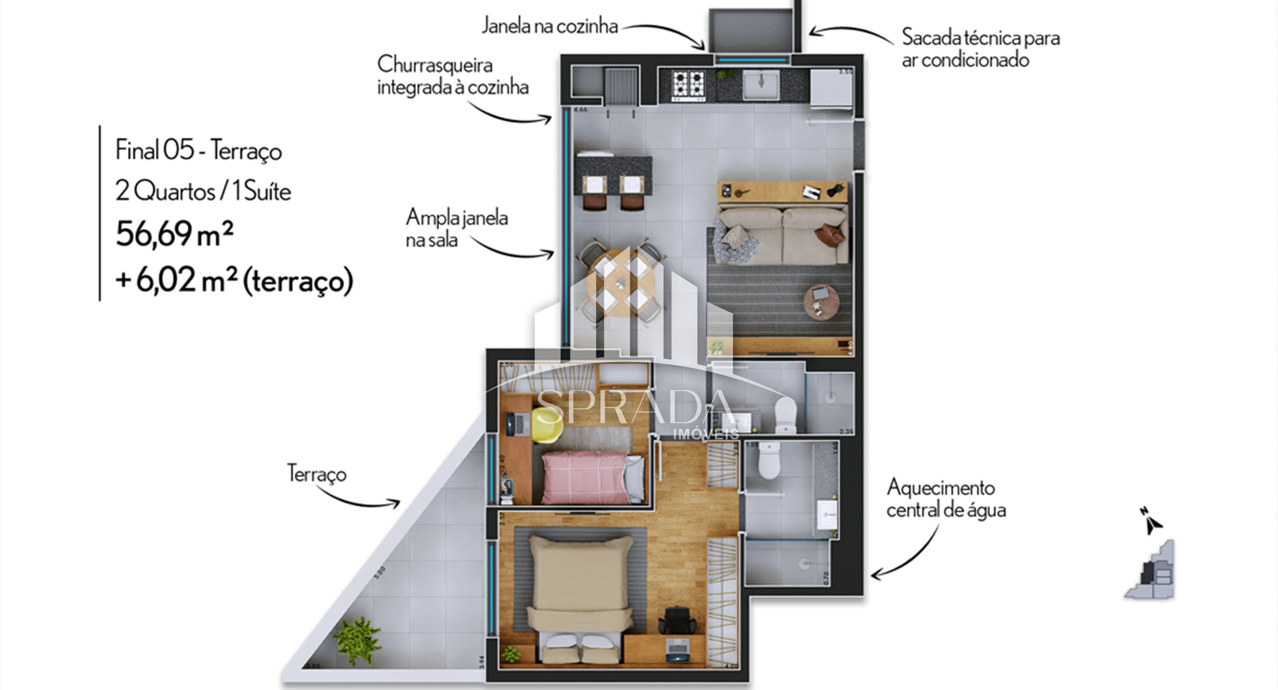 Apartamento à venda com 2 quartos, 66m² - Foto 30