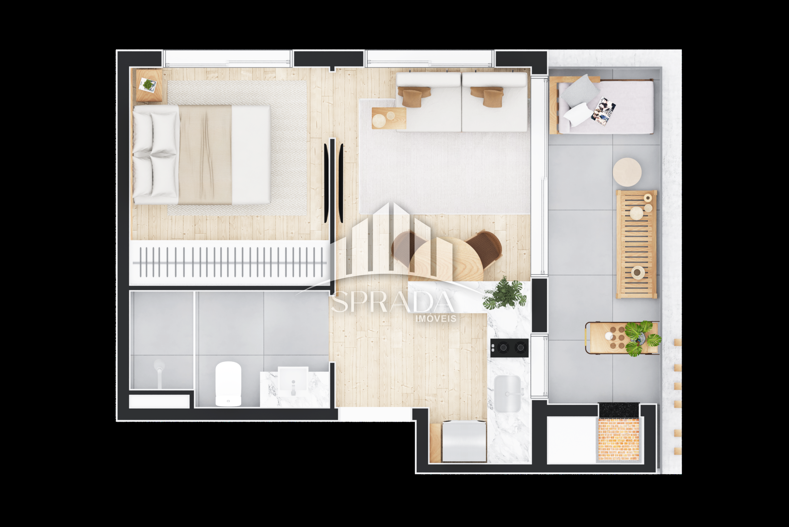 Apartamento à venda com 1 quarto, 35m² - Foto 30