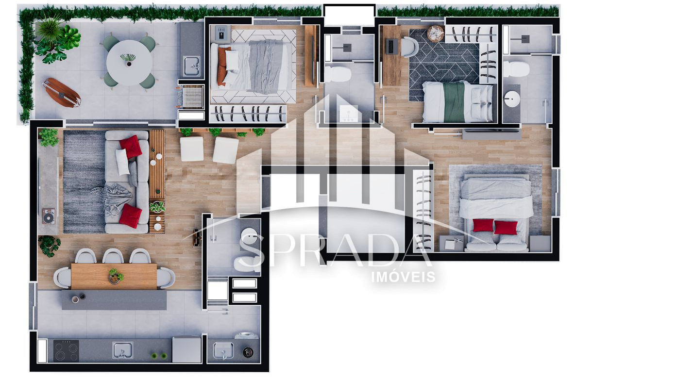 Apartamento à venda com 3 quartos, 85m² - Foto 23