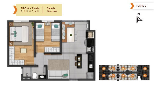 Apartamento à venda com 2 quartos, 48m² - Foto 16