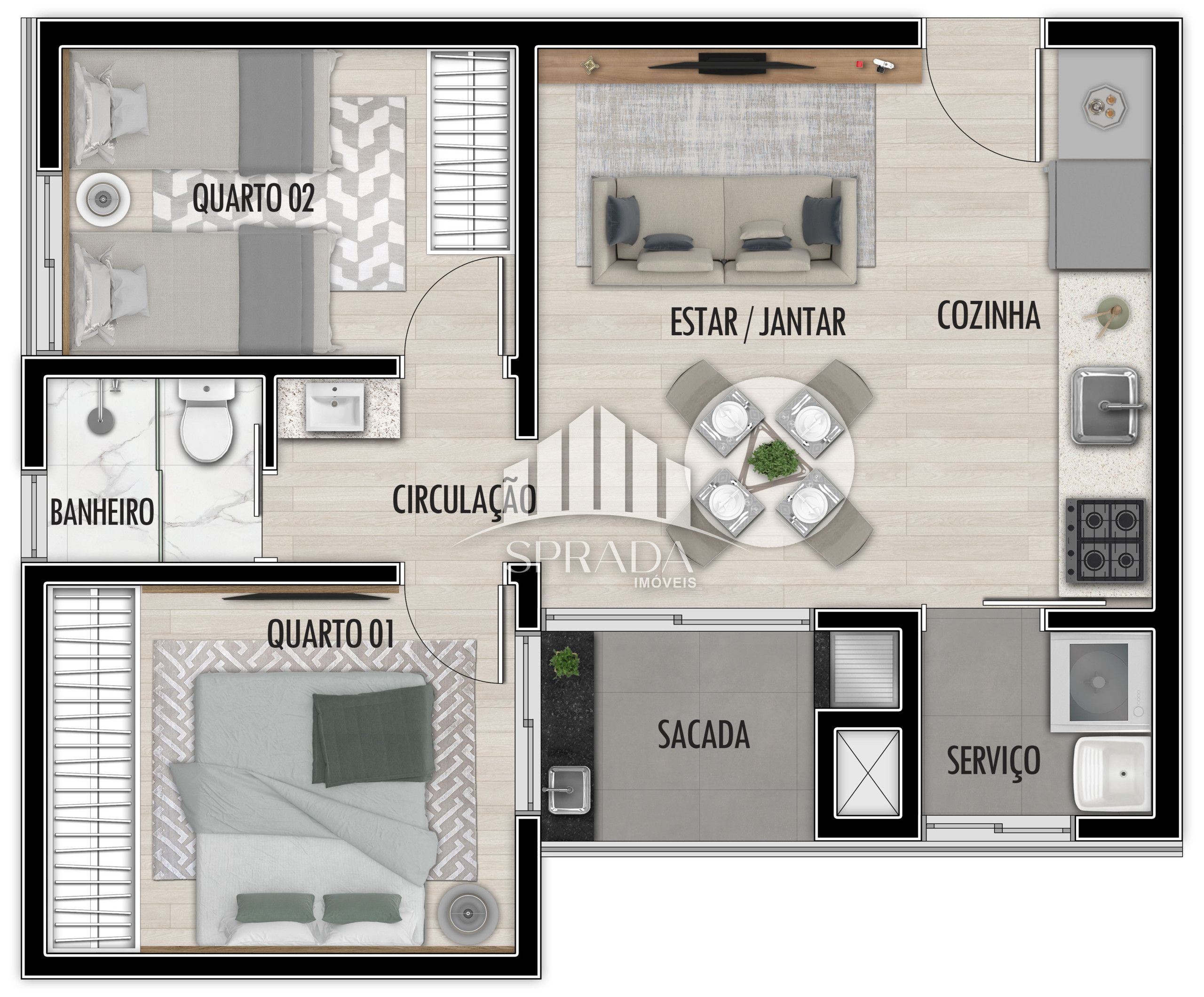 Apartamento à venda com 2 quartos, 43m² - Foto 22