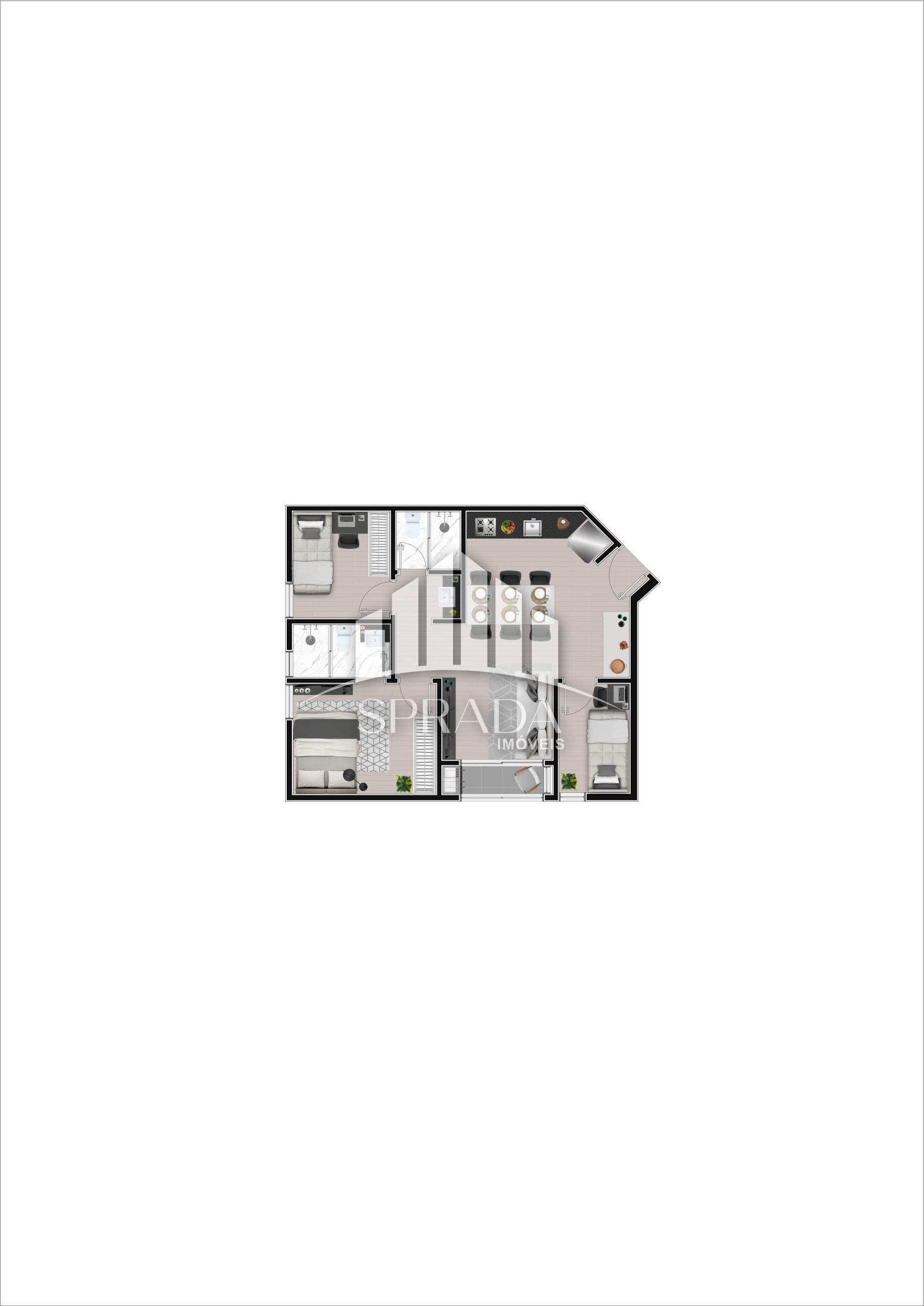 Apartamento à venda com 2 quartos, 35m² - Foto 11