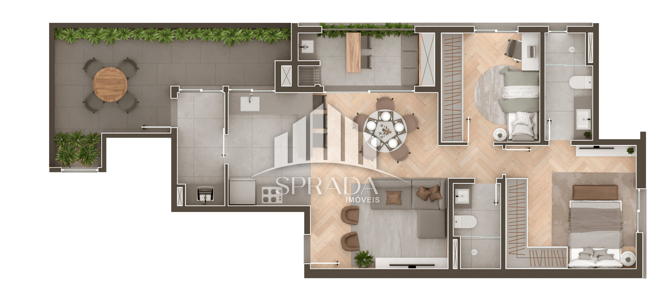 Apartamento à venda com 3 quartos, 77m² - Foto 24