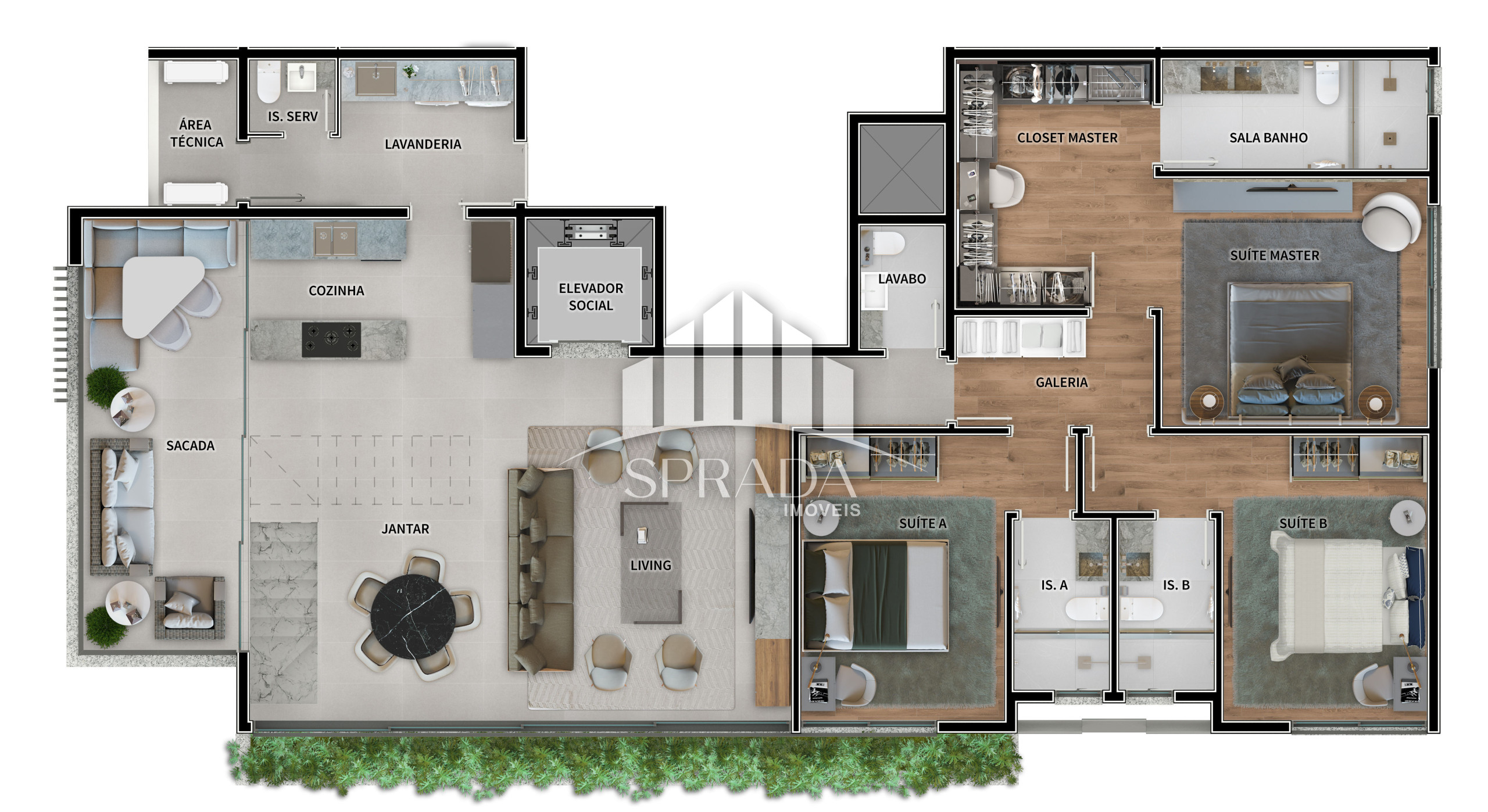 Apartamento à venda com 3 quartos, 172m² - Foto 25