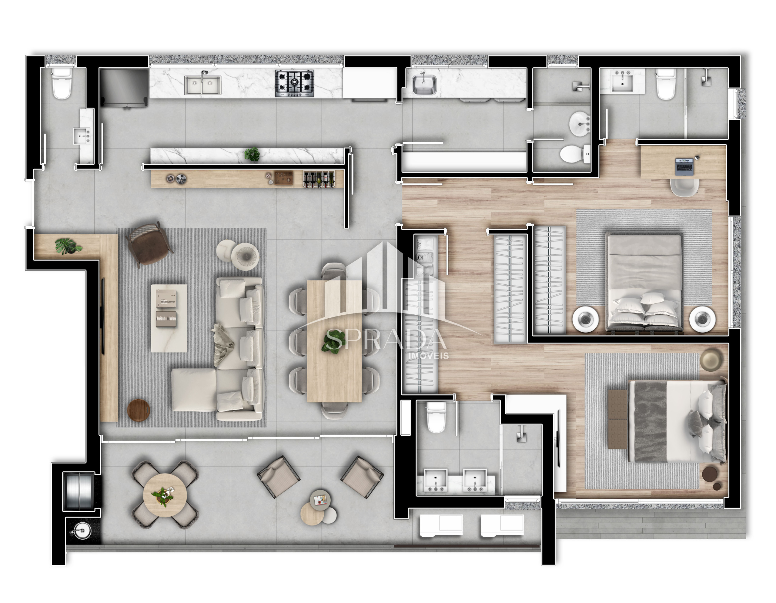 Apartamento à venda com 3 quartos, 165m² - Foto 45