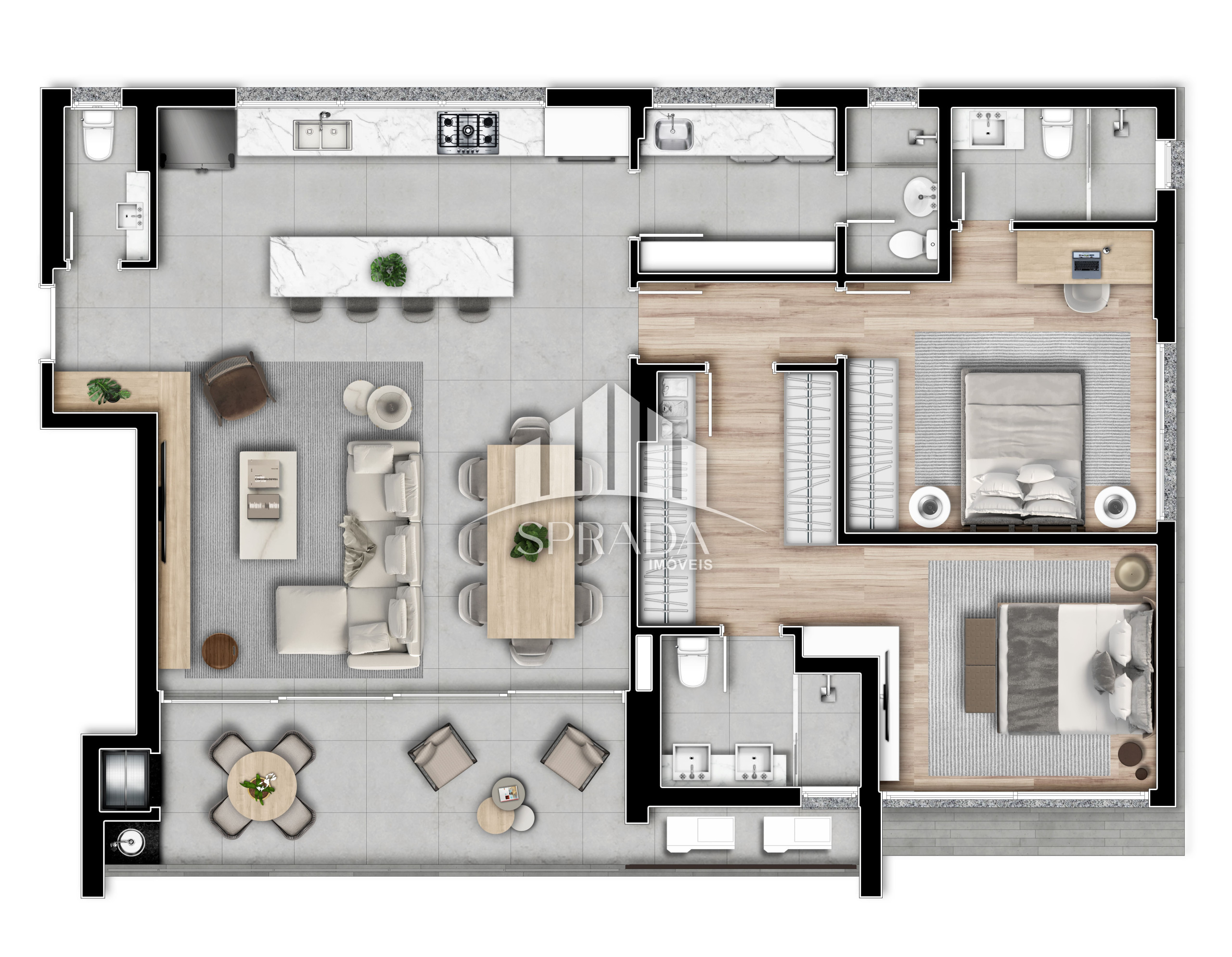 Apartamento à venda com 3 quartos, 165m² - Foto 44